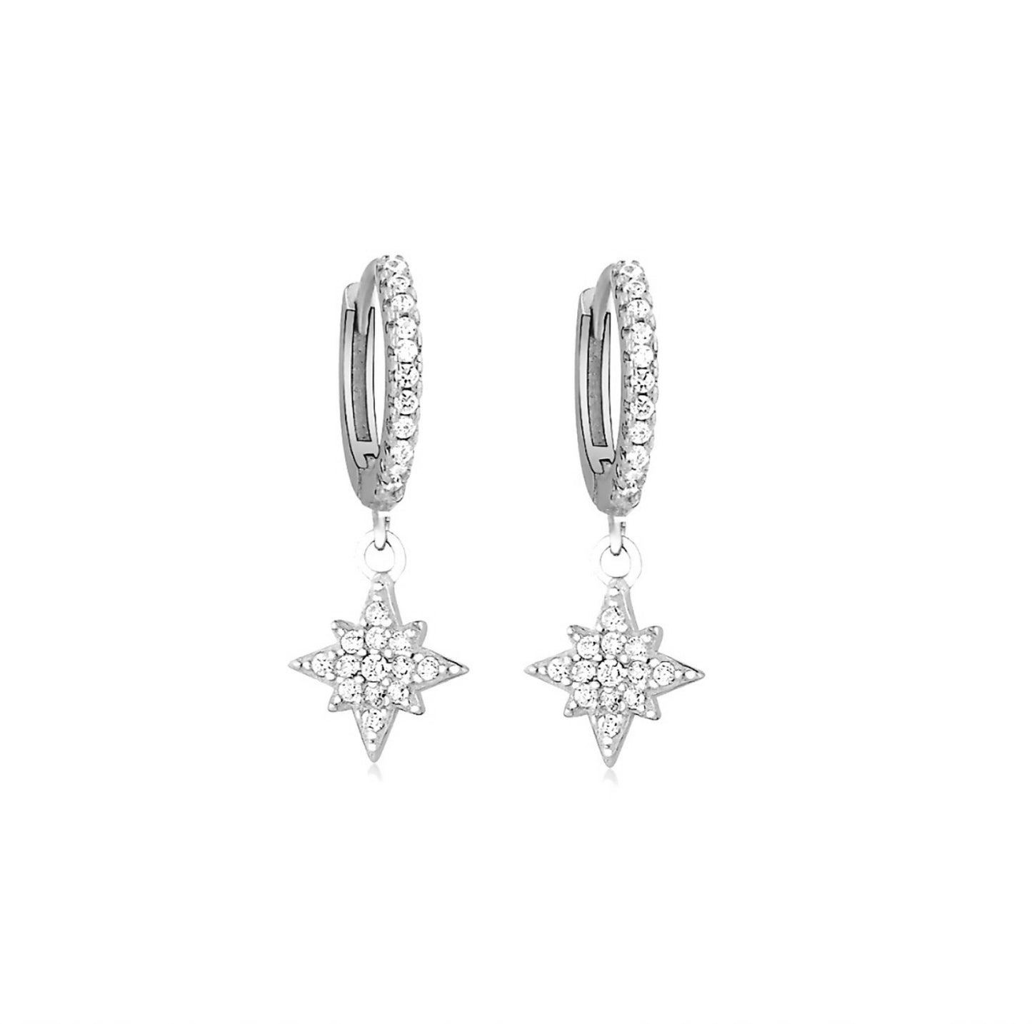 Boucles d'oreilles étoiles polaires