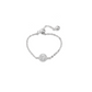 Bague chaîne solitaire