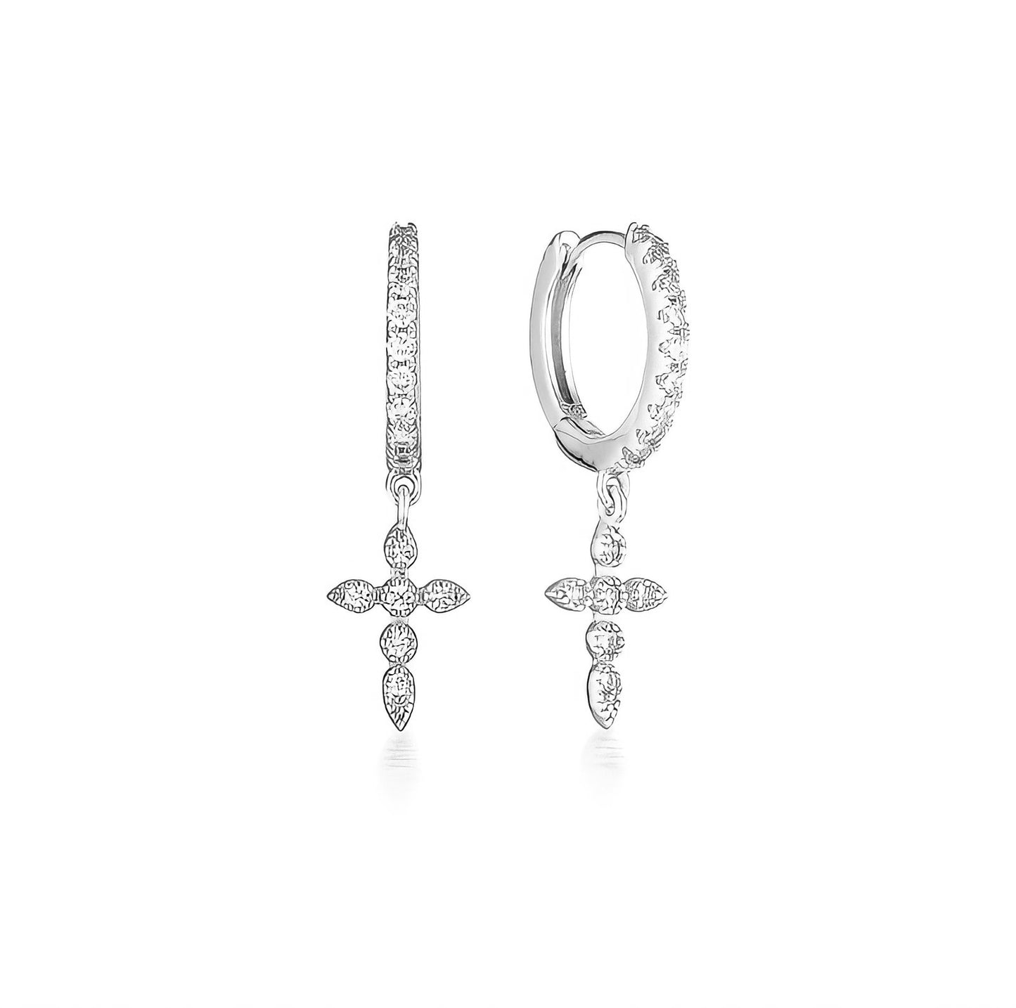 Boucles d'oreilles croix